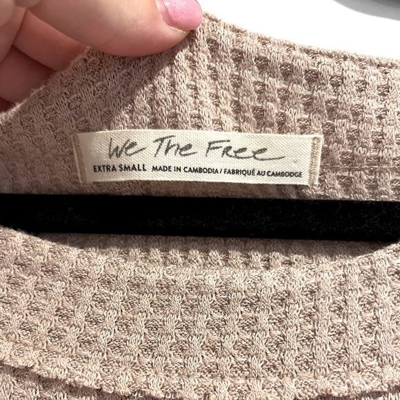 Free People Thermal Taupe Size XS - Picture 3 of 3
